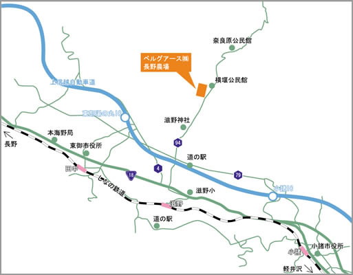 長野農場地図